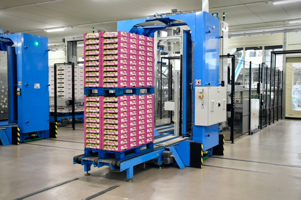 Food and beverage supply chain - food product on a pallet