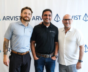Arvist founder Nilay with the Proglois team at the Experience Center VIP launch